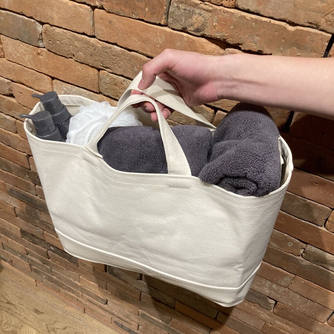 阪急西宮ガーデンズ】新商品 綿帆布持ち手付ソフトボックスのご紹介